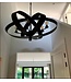 Hanglamp Malibu in bladzilver of industrial dark