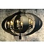 Hanglamp Malibu in bladzilver of industrial dark