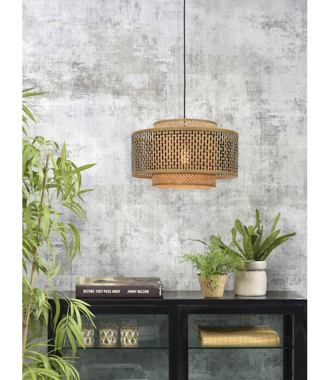 Hanglamp Bhutan bamboe in 2 maten