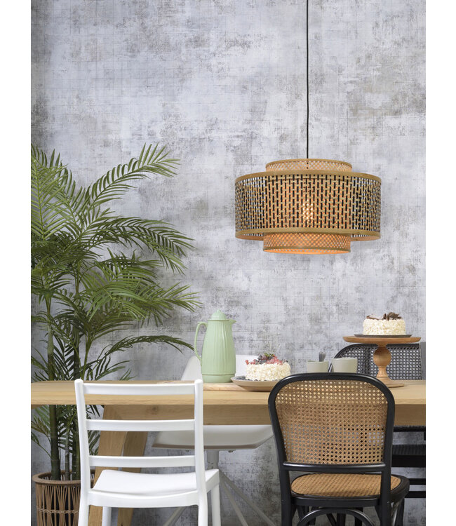 Hanglamp Bhutan bamboe in 2 maten