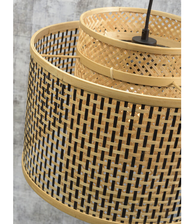 Hanglamp Bhutan bamboe in 2 maten