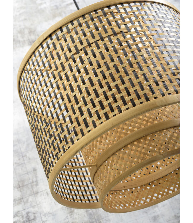 Hanglamp Bhutan bamboe in 2 maten