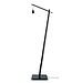 Vloerlamp BROMO bamboe zwart met lampenkap in 2 maten