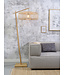 Vloerlamp BROMO bamboe naturel met lampenkap in 2 maten