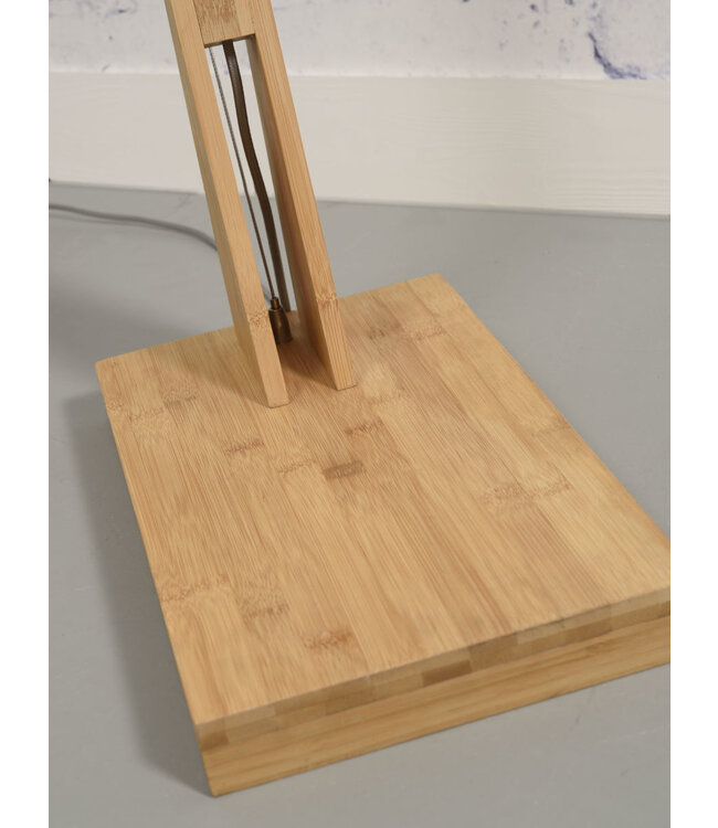 Vloerlamp BROMO bamboe naturel XL verstelbaar