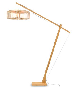 Good&Mojo Vloerlamp Bromo bamboe verstelbaar