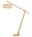 Good&Mojo Vloerlamp Bromo bamboe verstelbaar