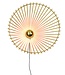 Wandlamp BROMO bamboe naturel asymmetrisch in 3 maten