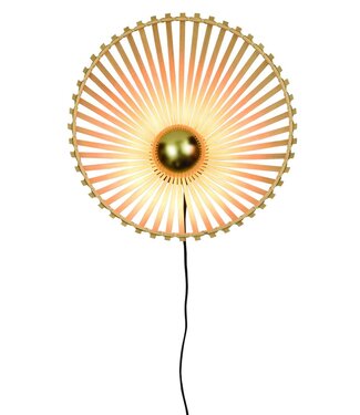 Good&Mojo Wandlamp Bromo bamboe asymmetrisch