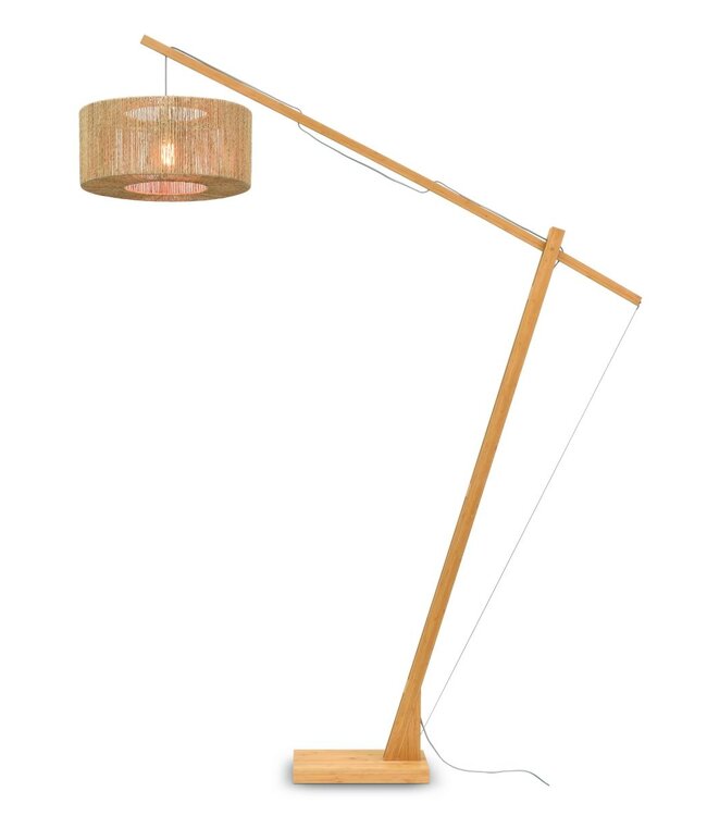 Vloerlamp IGUAZU XL met lange arm in 2 kleuren