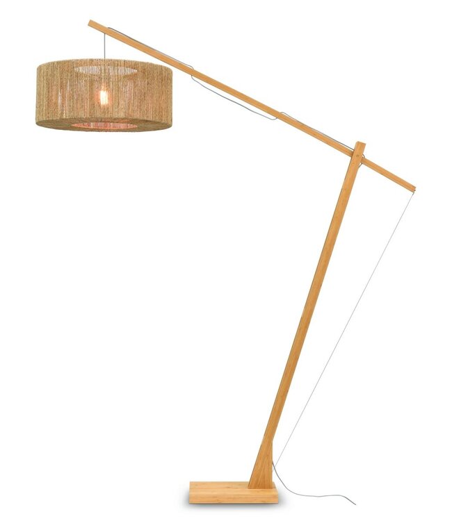 Vloerlamp IGUAZU XL met lange arm in 2 kleuren