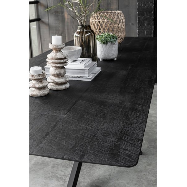 DTP Home Eettafel Timeless Black Curves, 2 afmetingen