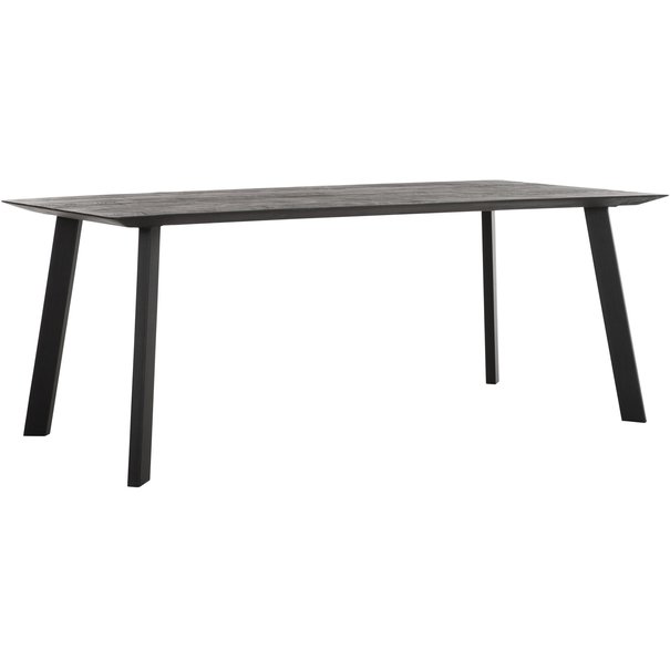 DTP Home Eettafel Timeless Black Shape, langwerpig