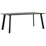 Eettafel Timeless Black Shape, rechthoekig