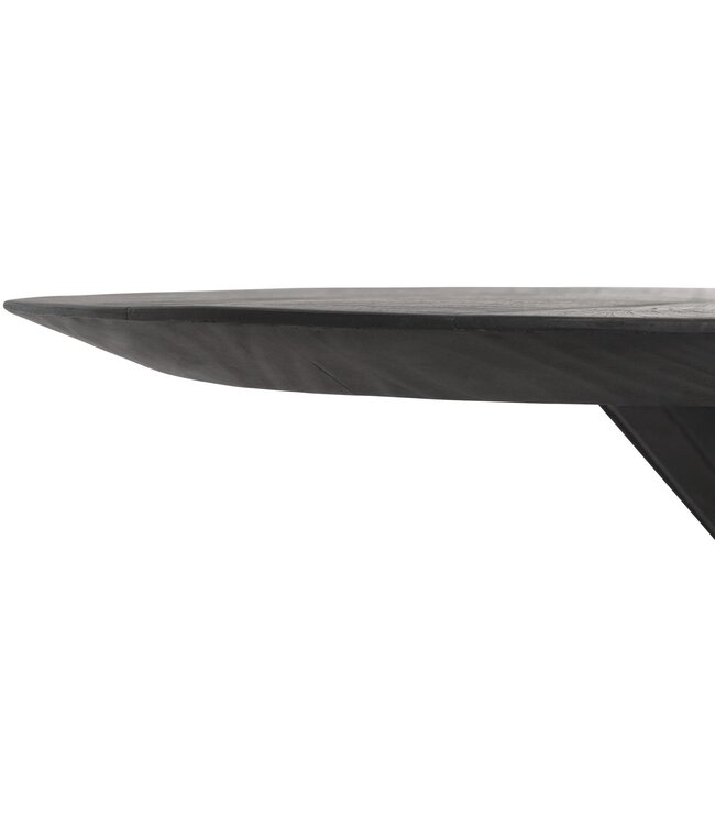 Eettafel Timeless Black Shape, Ovaal
