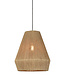 Hanglamp Iguazu cone in jute naturel | 2 maten