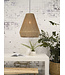 Hanglamp Iguazu cone in jute naturel | 2 maten