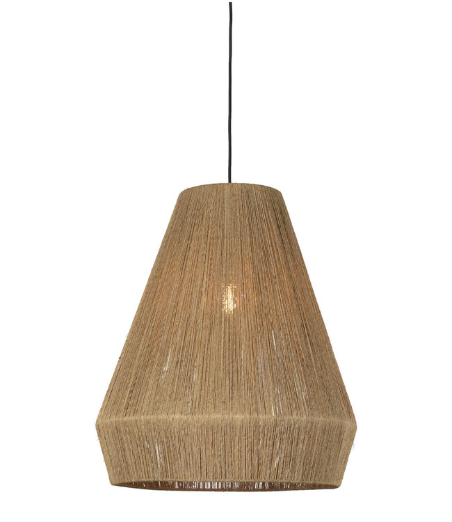 Hanglamp Iguazu cone in jute naturel | 2 maten