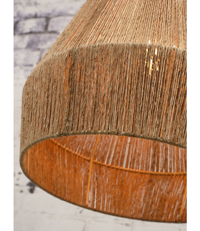 Hanglamp Iguazu cone in jute naturel | 2 maten