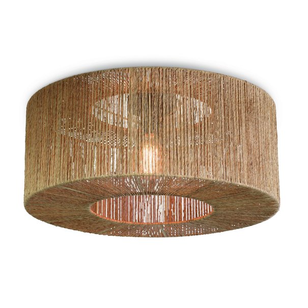 Good&Mojo Good&Mojo plafondlamp Iguazu rond in jute naturel