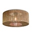 Good&Mojo plafondlamp Iguazu rond in jute naturel