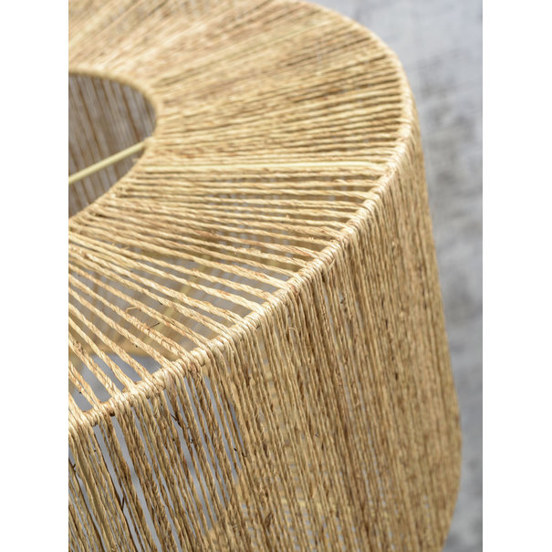 Good&Mojo Good&Mojo plafondlamp Iguazu rond in jute naturel