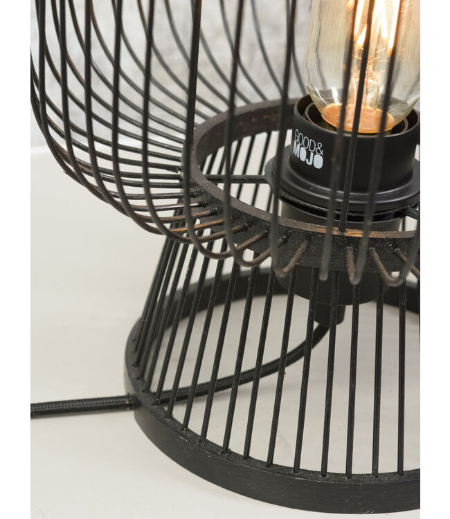 Tafellamp CANGO in bamboe zwart of naturel