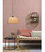 Hanglamp SERENGETIE bamboe naturel met ronde lampenkap in 2 maten