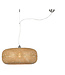 Hanglamp Palawan bamboe in drie kleuren
