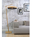 Vloerlamp PALAWAN bamboe naturel met lampenkap in 2 maten