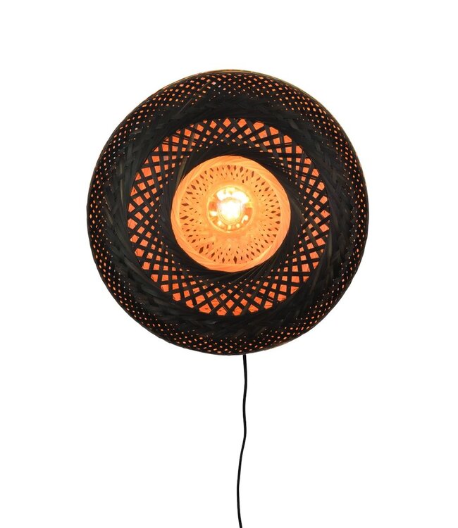 Wandlamp Palawan verticaal rond