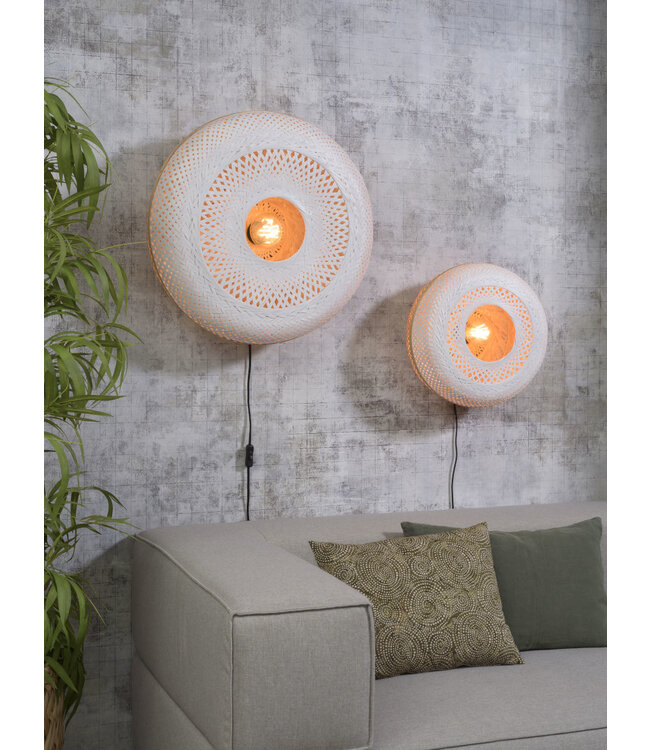 Wandlamp Palawan verticaal rond