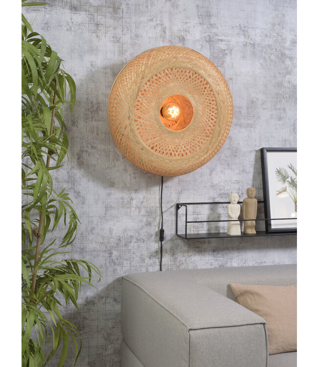Wandlamp Palawan verticaal rond