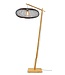 Vloerlamp CANGO bamboe in diverse kleurcombinaties