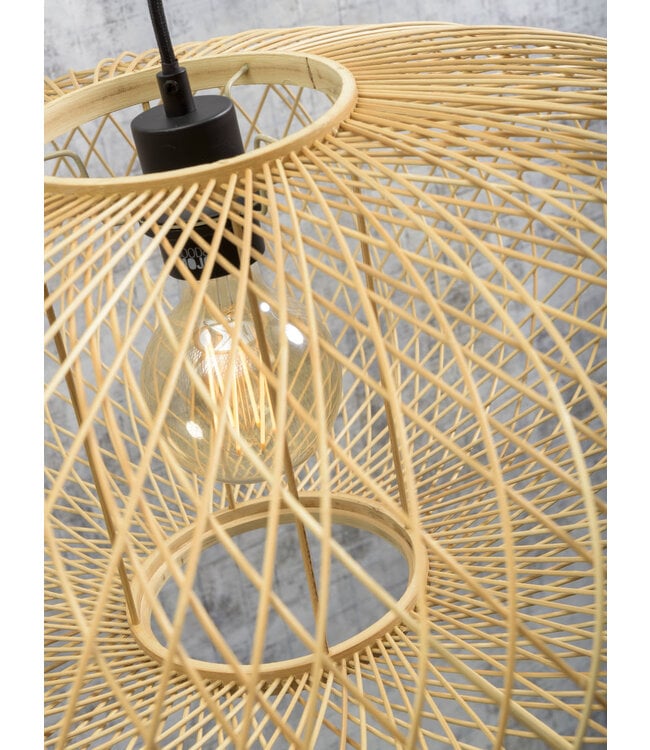 Vloerlamp CANGO bamboe verstelbaar