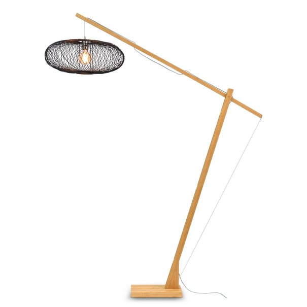 Good&Mojo Vloerlamp CANGO bamboe verstelbaar