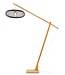 Good&Mojo Vloerlamp Cango bamboe verstelbaar