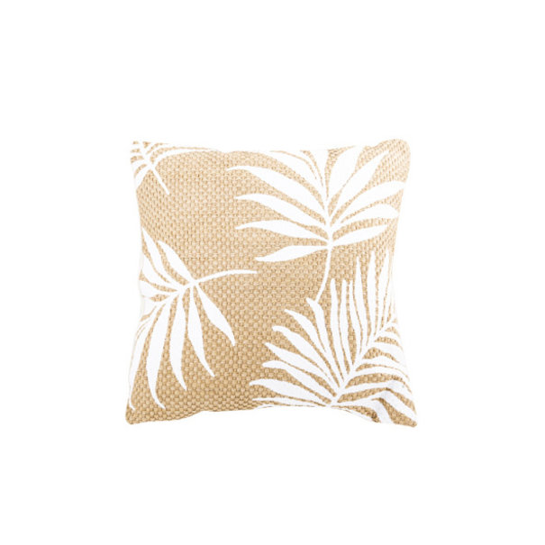 Cosy @ Home Kussen White Palm 45 x 45 cm