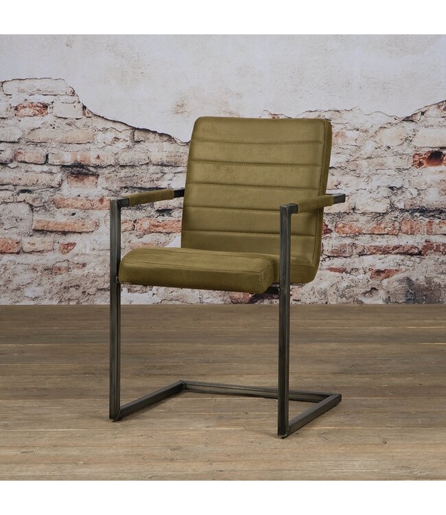 Eetkamerstoel Rocca met armleuning in 4 kleuren