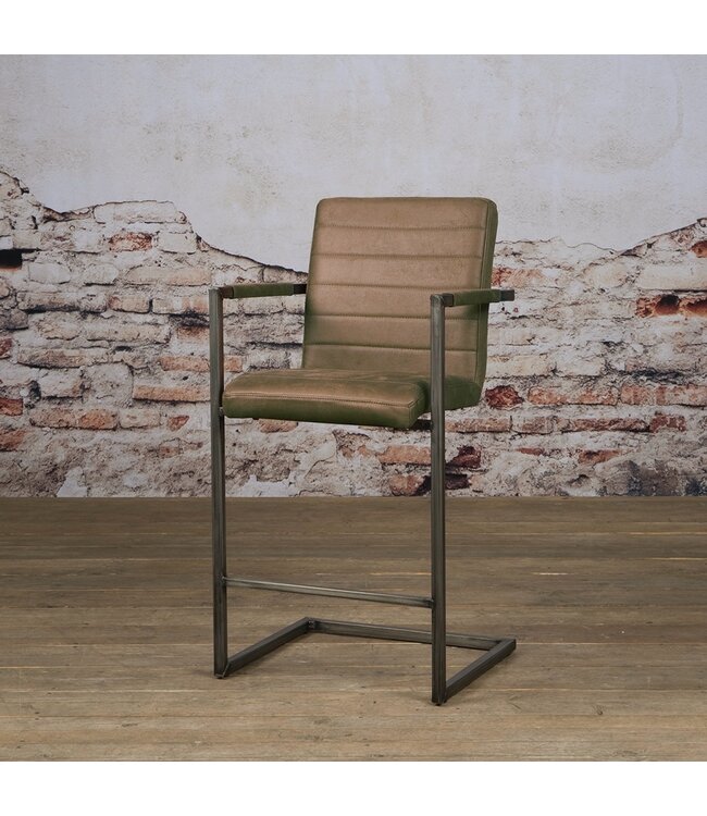 Barkruk Rocca met armleuning