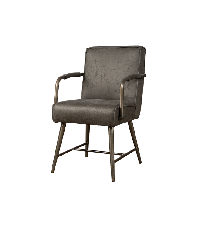 Eetkamerstoel Belmonte met armleuning in 3 kleuren