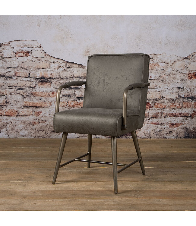 Eetkamerstoel Belmonte met armleuning in 3 kleuren