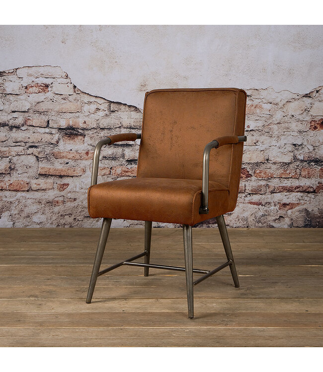 Eetkamerstoel Belmonte met armleuning in 3 kleuren