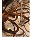 Leclercq & Bouwman hanglamp COMO rond 80 cm in bladzilver of brons