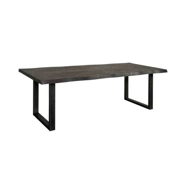 Tower Living Eettafel Ultimo Live Edge Black