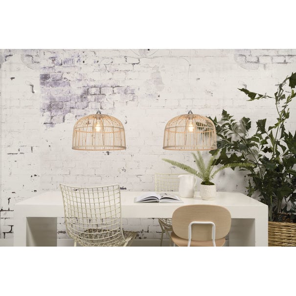 Good&Mojo Hanglamp Borneo Bamboo double shade