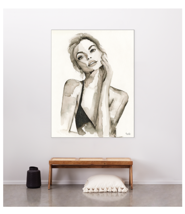 Urban Cotton Wandkleed A Womans Face