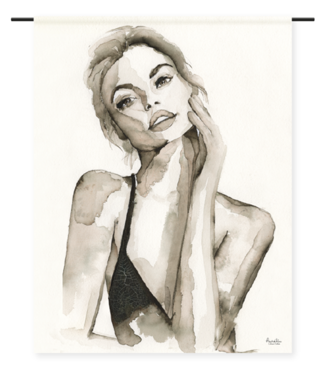 Urban Cotton Wandkleed A Womans Face