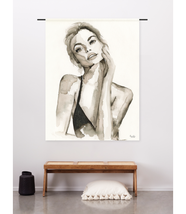 Urban Cotton Wandkleed A Womans Face