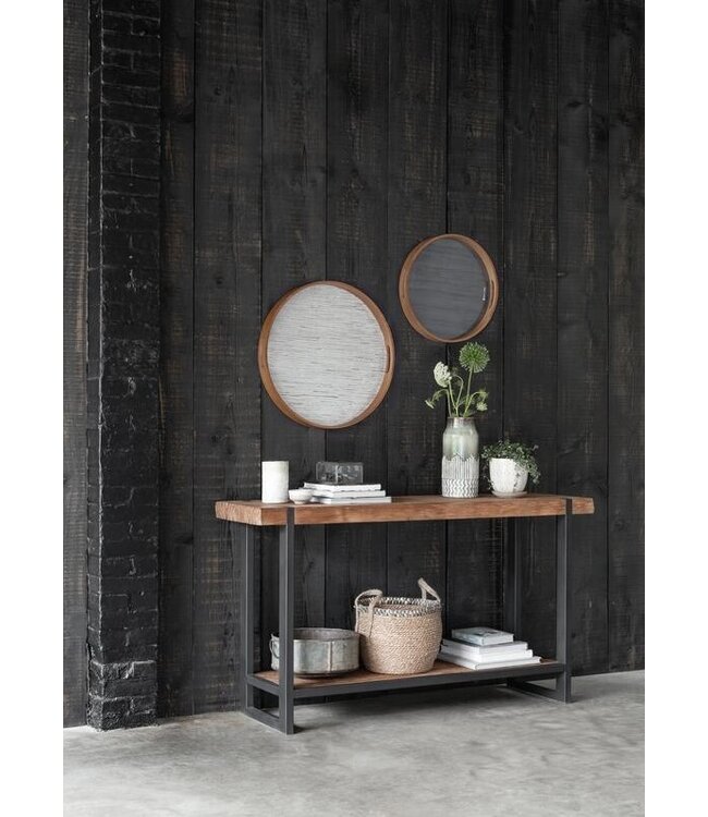 DTP Home Wandtafel Beam van teakhout en metaal
